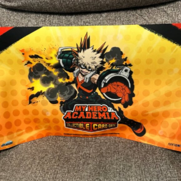 My Hero Academia Collectible Card Game Playmat Katsuki Bakugo 14" x 24" IOB - Picture 3 of 4
